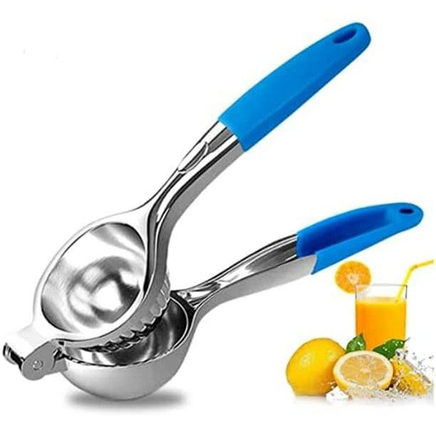 Stainless Steel Lemon Squeezer Large Manual Citrus Press Juicer Heavy Duty Metal Orange Lemon Juicer for Quickly Squeeze Fruits